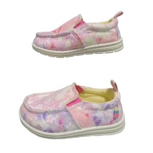 Cat&Jack size 5 baby girl slipon  flat comfort lightweight shoes